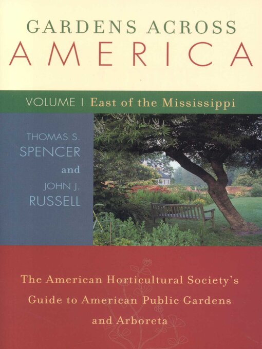 Cover image for Gardens Across America, East of the Mississippi